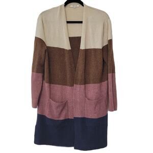 Madewell‎ Women's Cardigan Striped J9836 Merino Wool Alpaca Blend Size Small